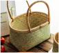 Preview: 360Home Handkorb Flechtkorb Flechtasche aus Bambus